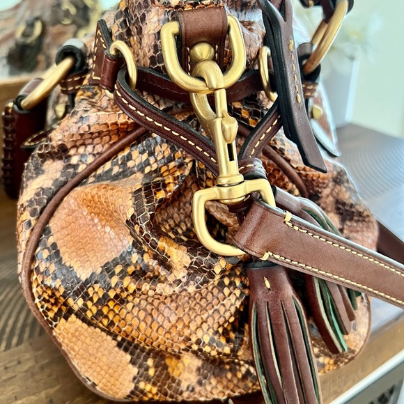 Reptile Brown Dooney Bourke Purse - Picture 5 of 16